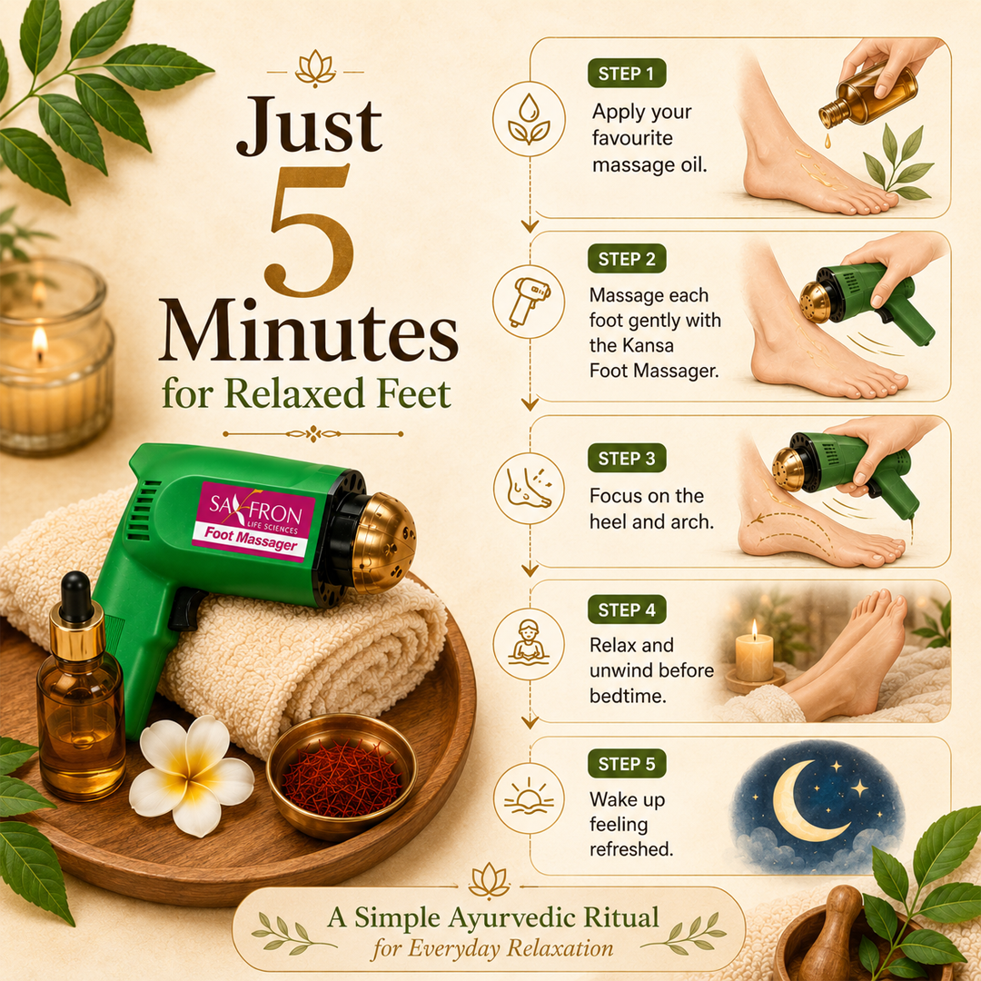 Saffron Foot Massager