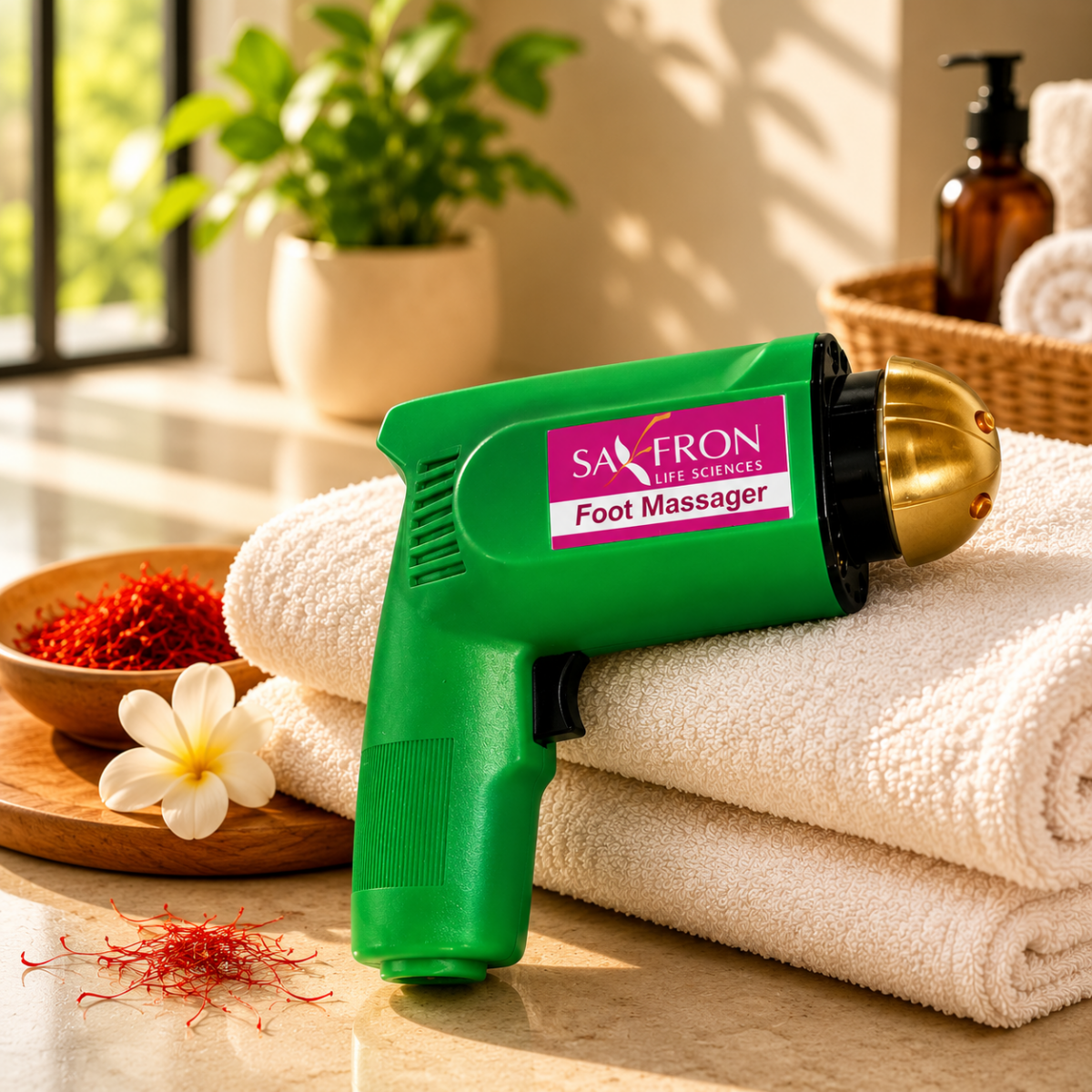 Saffron Foot Massager