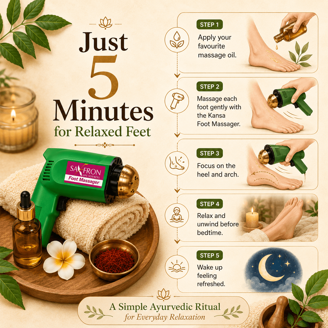 Saffron Foot Massager