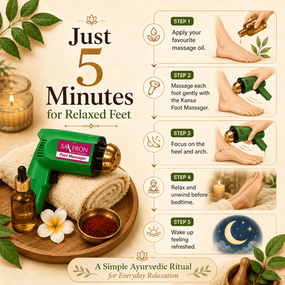 Saffron Foot Massager